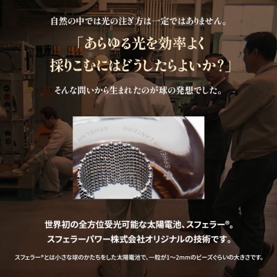 【世界初の全方位受光ソーラー】スフェラーキューブ Sサイズ【080013】