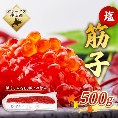 おこっぺの塩筋子500g【21020】
