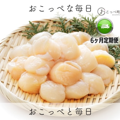 大玉ホタテ玉冷1kg(約41～50玉入り)　6ヶ月定期便【294】