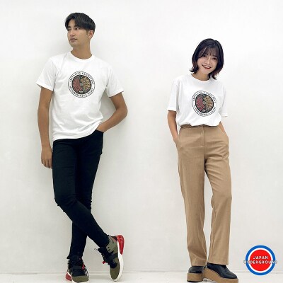 【Mサイズ】秋田市 マンホールTシャツ 白|15_jug-010101bb