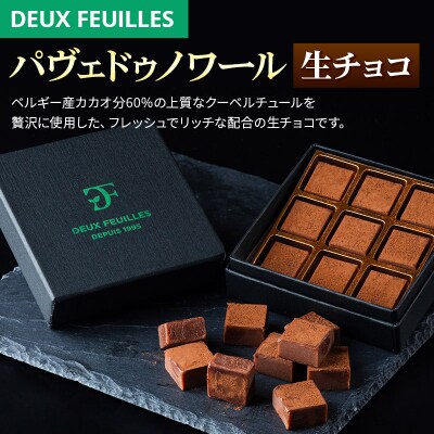 【 生チョコ 】パヴェドゥノワール 9粒×3箱セット|15_pdf-030301