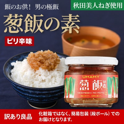 ご飯のお供!男の極飯 葱飯の素ピリ辛105g×12個【訳アリ】|15_njp-041201