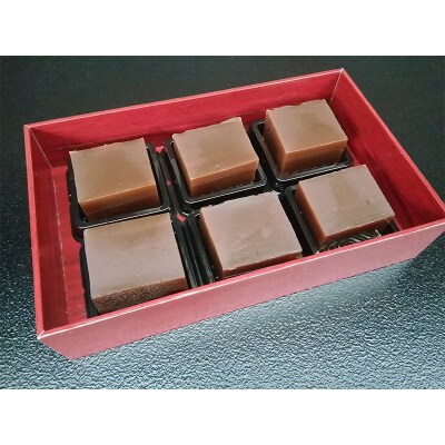 【あきた味めぐり 御廚光琳】手づくり 珈琲羊羹(6個入り)|15_mkr-020601