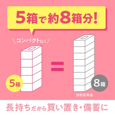 《4回定期便》ティッシュ フラワーボックス 60箱 5箱×12P|15_nsc-071204