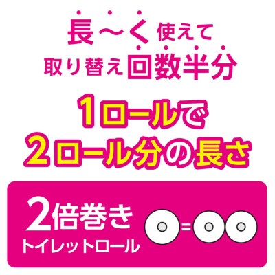 《2回定期便》トイレットペーパー 香り付き ダブル 48個|15_nsc-090402da