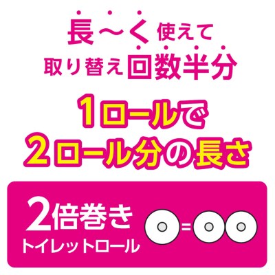 《4回定期便》トイレットペーパー 香り付き ダブル 48個|15_nsc-090404da