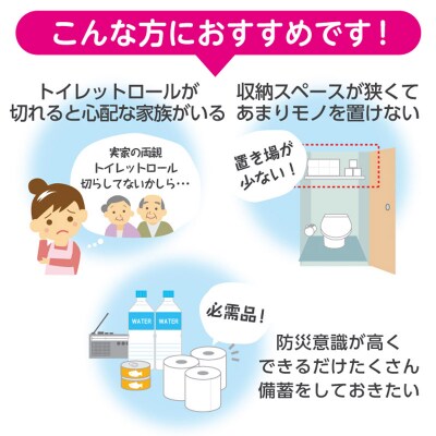 《4回定期便》トイレットペーパー 香り付き ダブル 48個|15_nsc-090404da