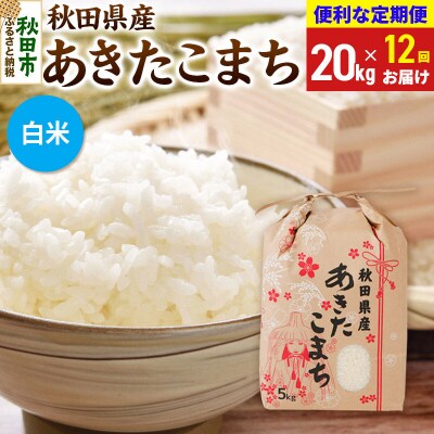 《定期便12ヶ月》あきたこまち20kg 白米|15_kml-212012hs