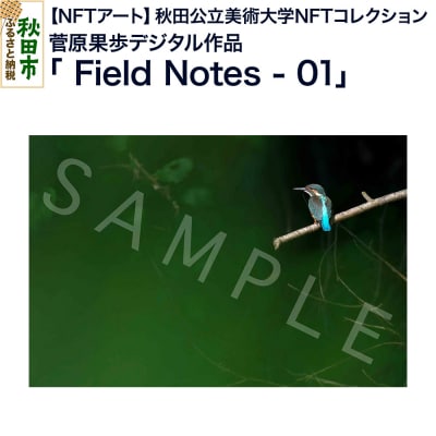 【NFTアート】菅原果歩デジタル作品「Field Notes - 01」|15_aca-030101