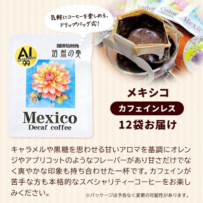 自家焙煎珈琲 ドリップバッグ(カフェインレス) 12袋|15_sfk-041201