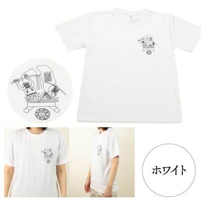 土崎港曳山まつり オリジナルTシャツ 小柄【ホワイト】Lサイズ|15_ikw-090101ab