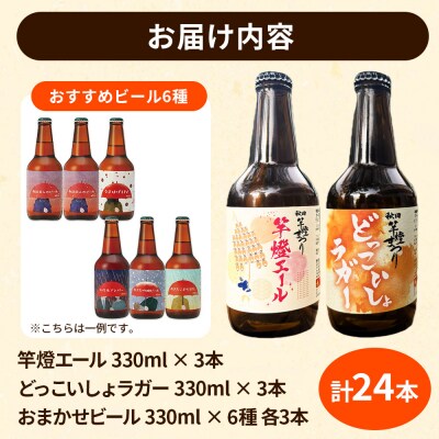 秋田あくらビール 秋田竿燈まつり限定2種+おまかせ6種 飲み比べセット|15_nhn-180101