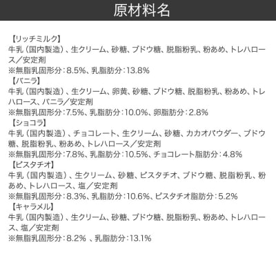 秋田市産 鈴木牛乳の低温殺菌牛乳を使用したアイスクリーム 5種|15_pdf-060501