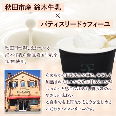 秋田市産 鈴木牛乳の低温殺菌牛乳を使用したミルクアイスクリーム 5個|15_pdf-070501
