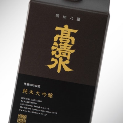 高清水 純米大吟醸パック 900ml×6本 日本酒 酒 地酒 秋田県|15_tsm-110601