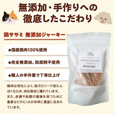 国産鶏ささみジャーキー 無添加 40g×2袋 クロネコゆうパケット|15_ixw-030201
