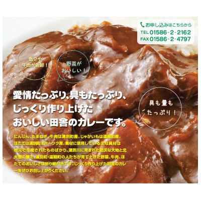 野菜ビーフカレー・野菜ほたてカレー　各5個