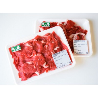 北海道産ゆうべつ牛モモ肉切り落とし700g(350g×2パック)[No.5930-0310]