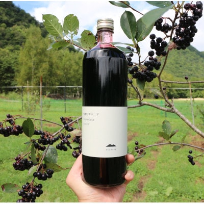 生搾りアロニア900ml 2本セット:(約2ヶ月分)北海道産アロニア果実使用100%ジュース　