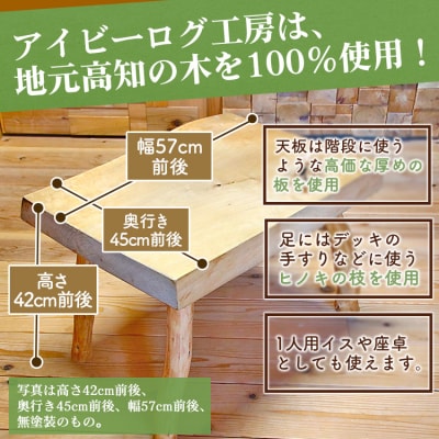 アイビーログ工房 Table Chair(テーブルチェア) 1人用イスや座卓などに ar-0011