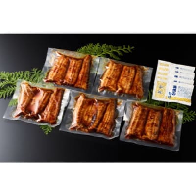 丸半堀江商店の浜名湖産串焼きうなぎ蒲焼　5袋