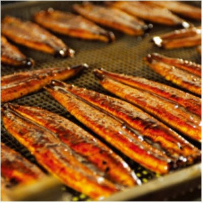 丸半堀江商店の浜名湖産串焼きうなぎ蒲焼　5袋