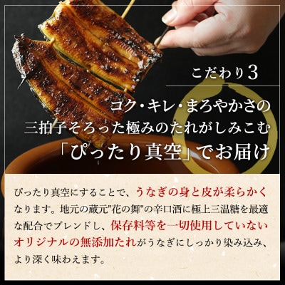 【食べきりサイズ】ITI優秀味覚賞受賞 うなぎ長蒲焼4尾