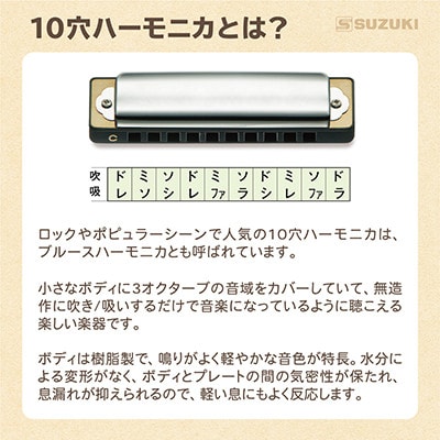 手づくり工作シリーズ　10穴ハーモニカ