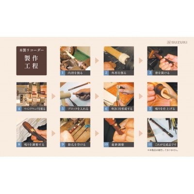 木製リコーダー モダンピッチソプラノ SRS-1021 ～御蔵島黄楊を使用した、職人こだわりの逸品～