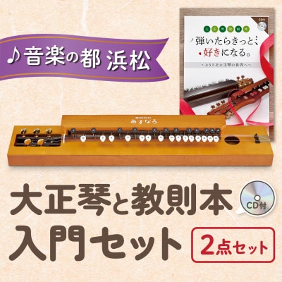 大正琴を弾いてみよう!大正琴とCD付き教則本 入門セット