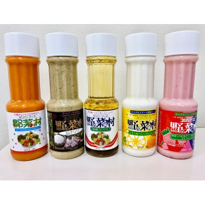 野菜村ドレッシング 5種 Dセット
