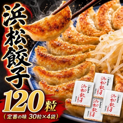 浜松餃子　120粒(定番の味　30粒×4袋)　総重量2.4kg!