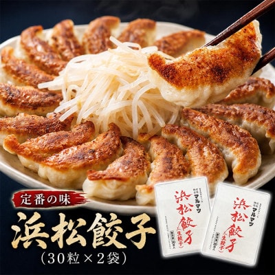 浜松餃子【白】60粒(定番の味　30粒×2袋)総重量1.2kg