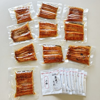浜名湖うなぎ蒲焼(小丼用)計500g　【訳あり】サイズ不揃い10～12袋