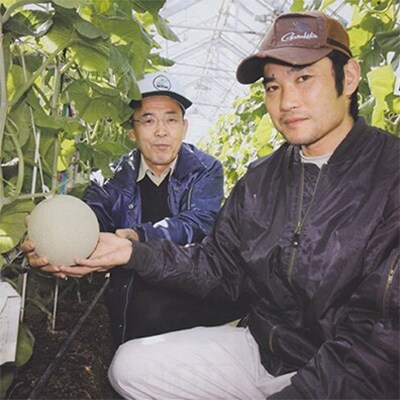 「2020年10月下旬発送」クラウンメロン(山級)名人メロン　1玉　桐箱入り