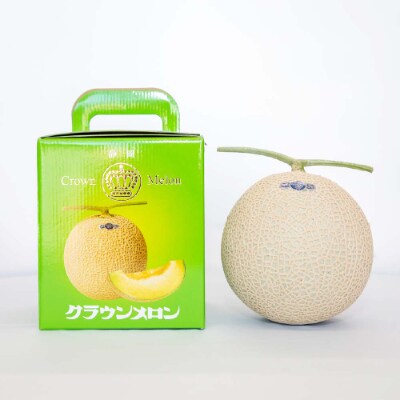 【2023年9月中旬発送】クラウンメロン 並 (白等級) 約1.3kg 1玉