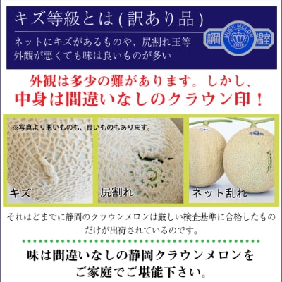 クラウンメロン ワケありメロン6玉入り