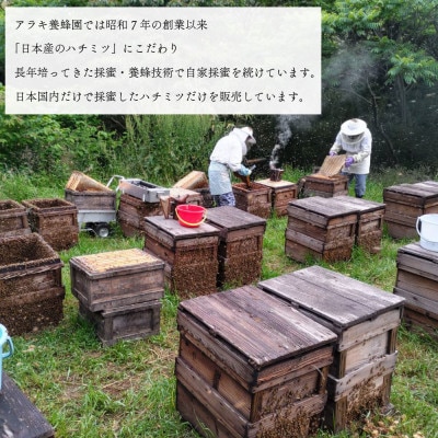 クラウンメロン並【白等級】中玉+アラキ養蜂園の国産はちみつ【アカシア+ミカン+野の花】300g×各1