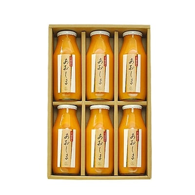 三ケ日みかんジュース ストレート「あおしま」180ml×6本
