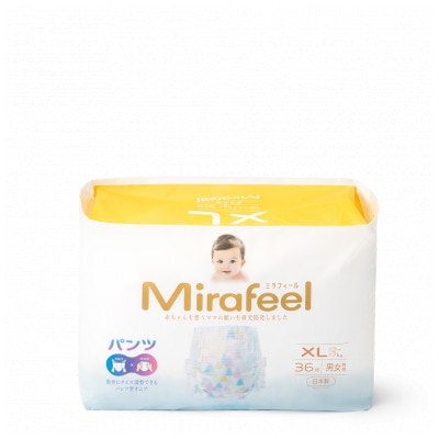 Mirafeel 乳幼児用おむつ　XLサイズ(12～17kg) 144枚(36枚×4p) | ふるさと納税のお礼品