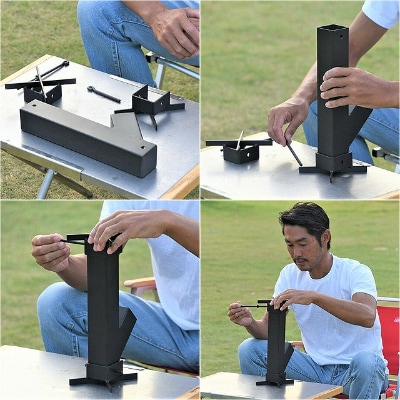 ポータブルロケットストーブ　てんぐの小太鼓