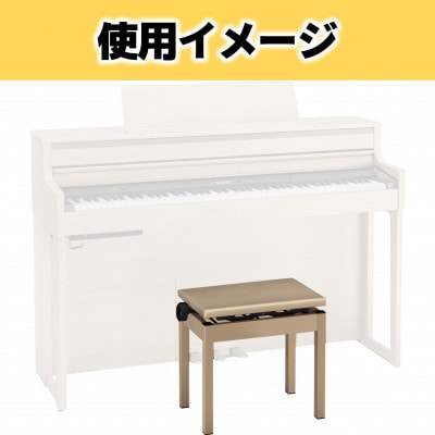 【Roland】高低自在ピアノチェア(ライトオーク調)/BNC-05LA