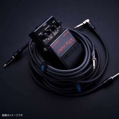 【BOSS】ギター、ベース用ケーブル/3m/L型-ストレート型/ブラック/BIC-10A-BK