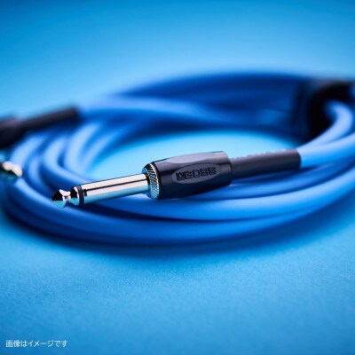 【BOSS】ギター、ベース用ケーブル/3m/L型-ストレート型/ブルー/BIC-10A-BU