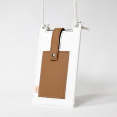 Sobagni stitch phone bag ホワイト(1個)