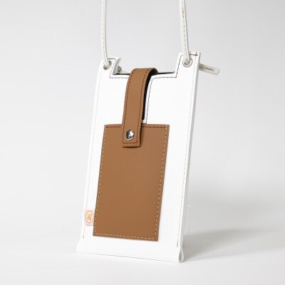 Sobagni　stitch phone bag　ホワイト(1個)