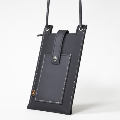 Sobagni　stitch phone bag　ブラック(1個)