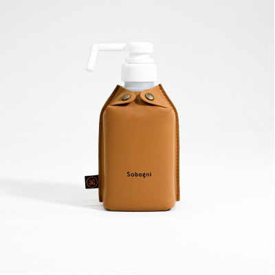 Sobagni　イケメン消毒液カバー(兄)　ブラウン