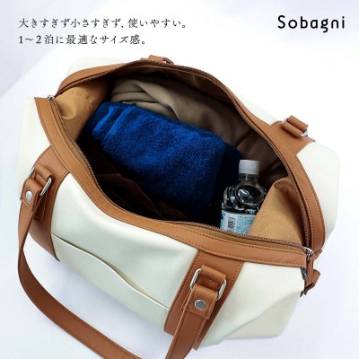 Sobagniのボストンバッグ　レッド