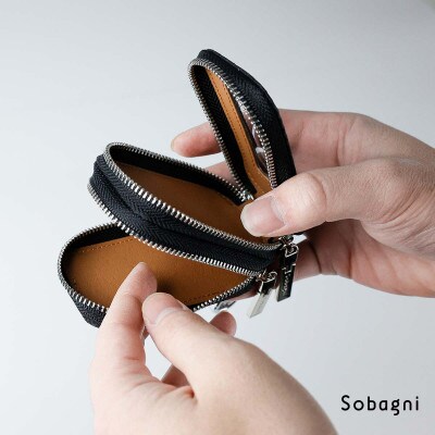 Sobagniのスマートキーケース ダブル(レッド)